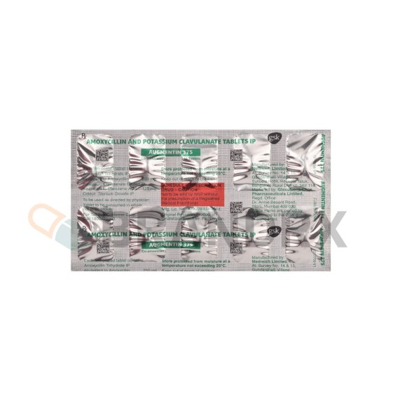 Augmentin 375 mg Glaxosmithkline
