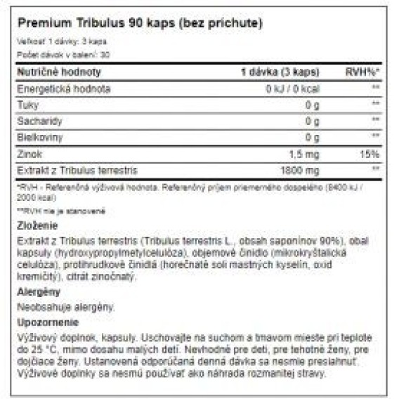 Weider - Premium Tribulus 90 kaps Weider